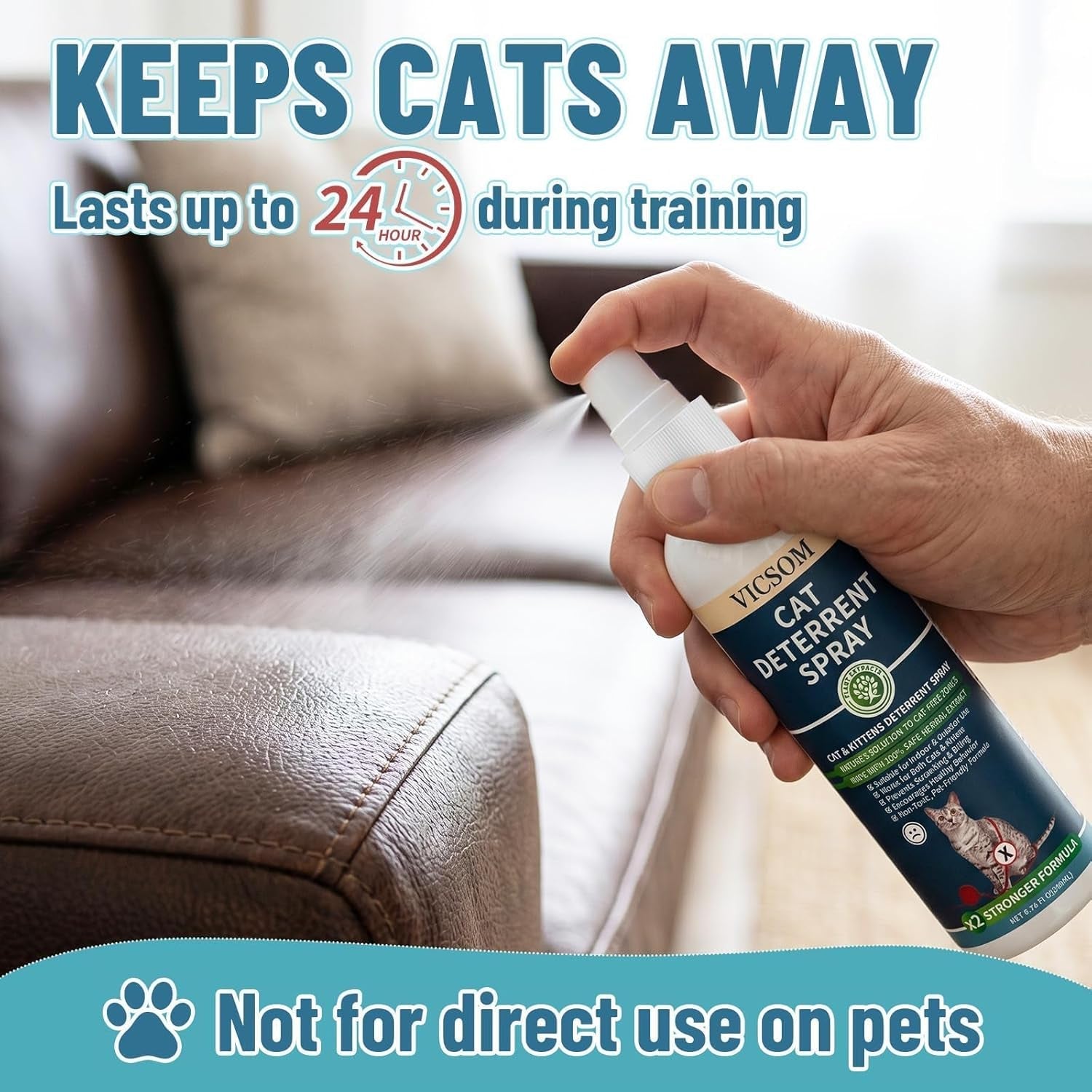 Cat Deterrent Spray for Furniture Scratching