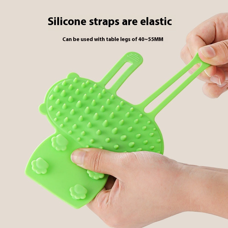 Self-Cleaning Wall Corner Cat Scratcher & Grooming Brush
