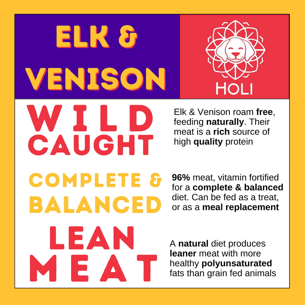 Elk & Venison Dog Treats