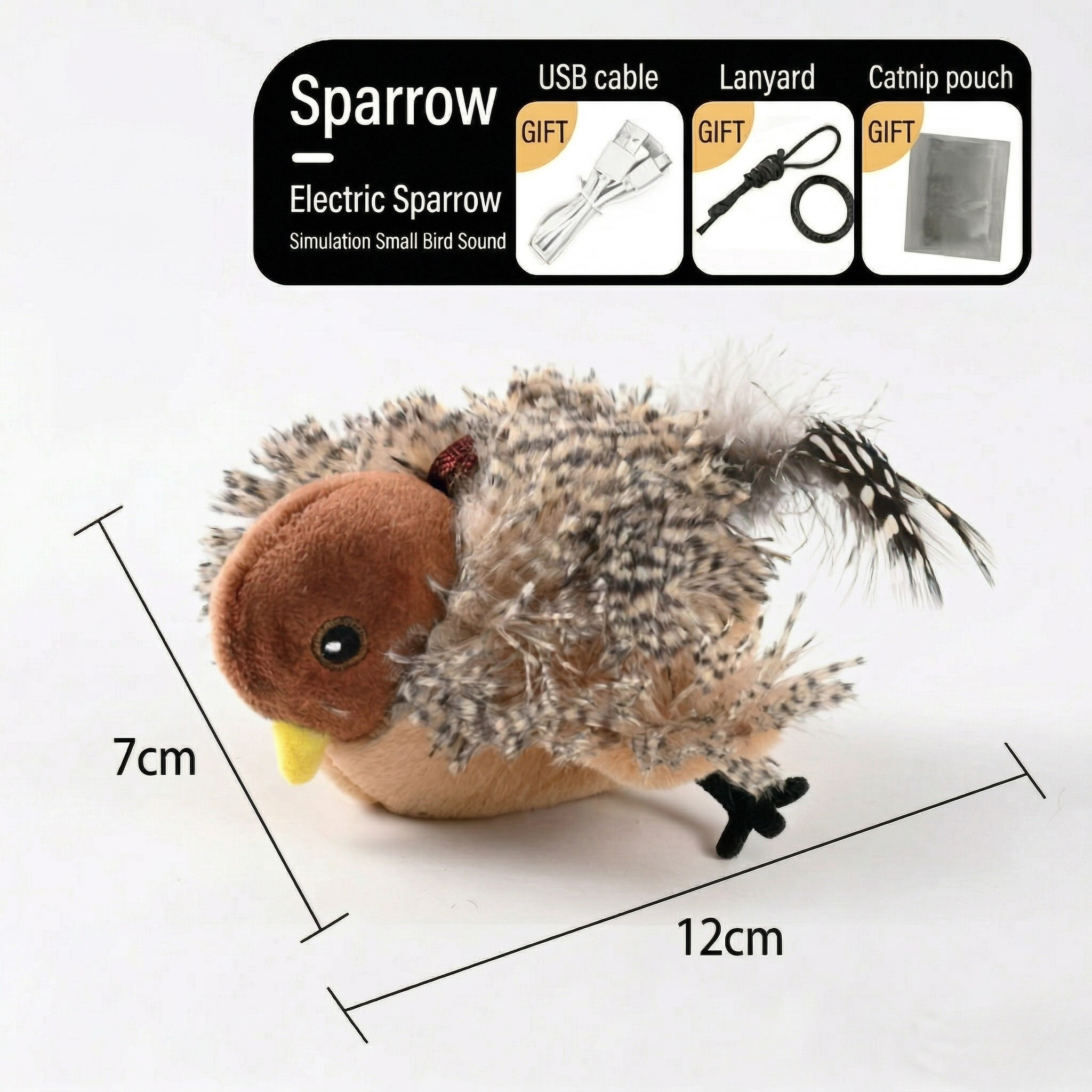 Flapping Bird Cat Toy