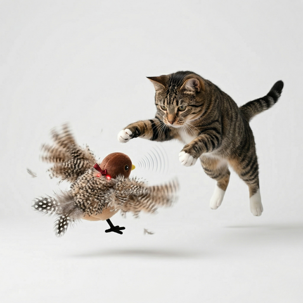 Flapping Bird Cat Toy