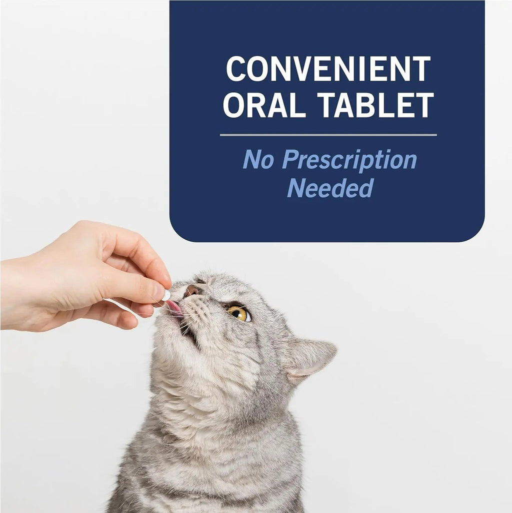 CAPACTION Oral Flea Tablets for Cats 2–25 lbs — 6 Doses