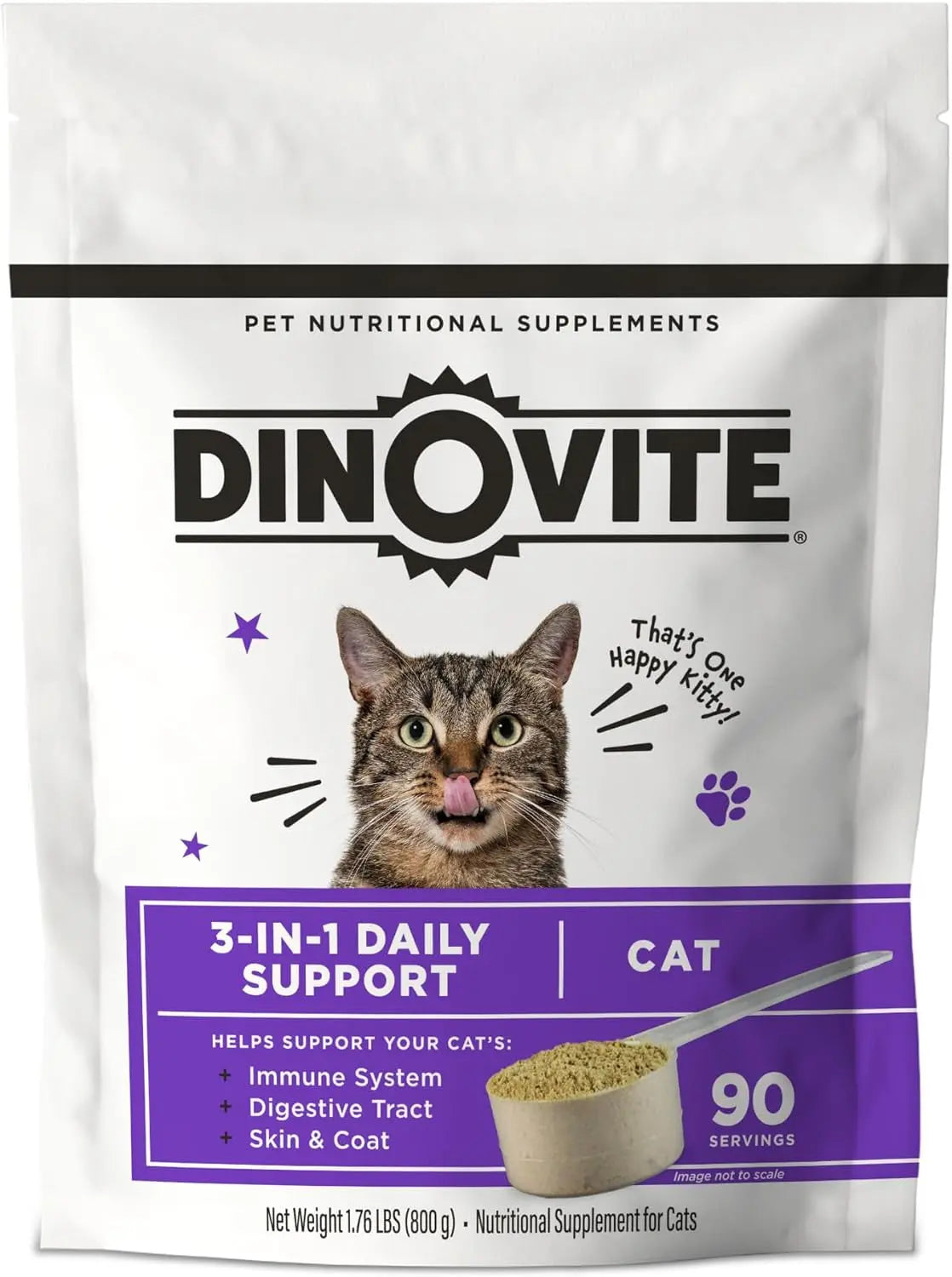 Cat Multivitamin — Probiotics, Omega-3 & Coat Support