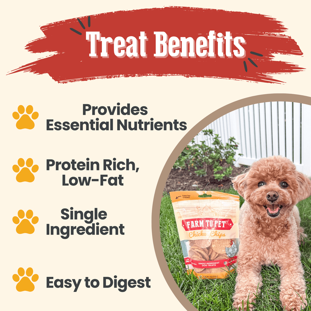 Farm to Pet Chicken Chips — All-Natural Single-Ingredient Dog Treats