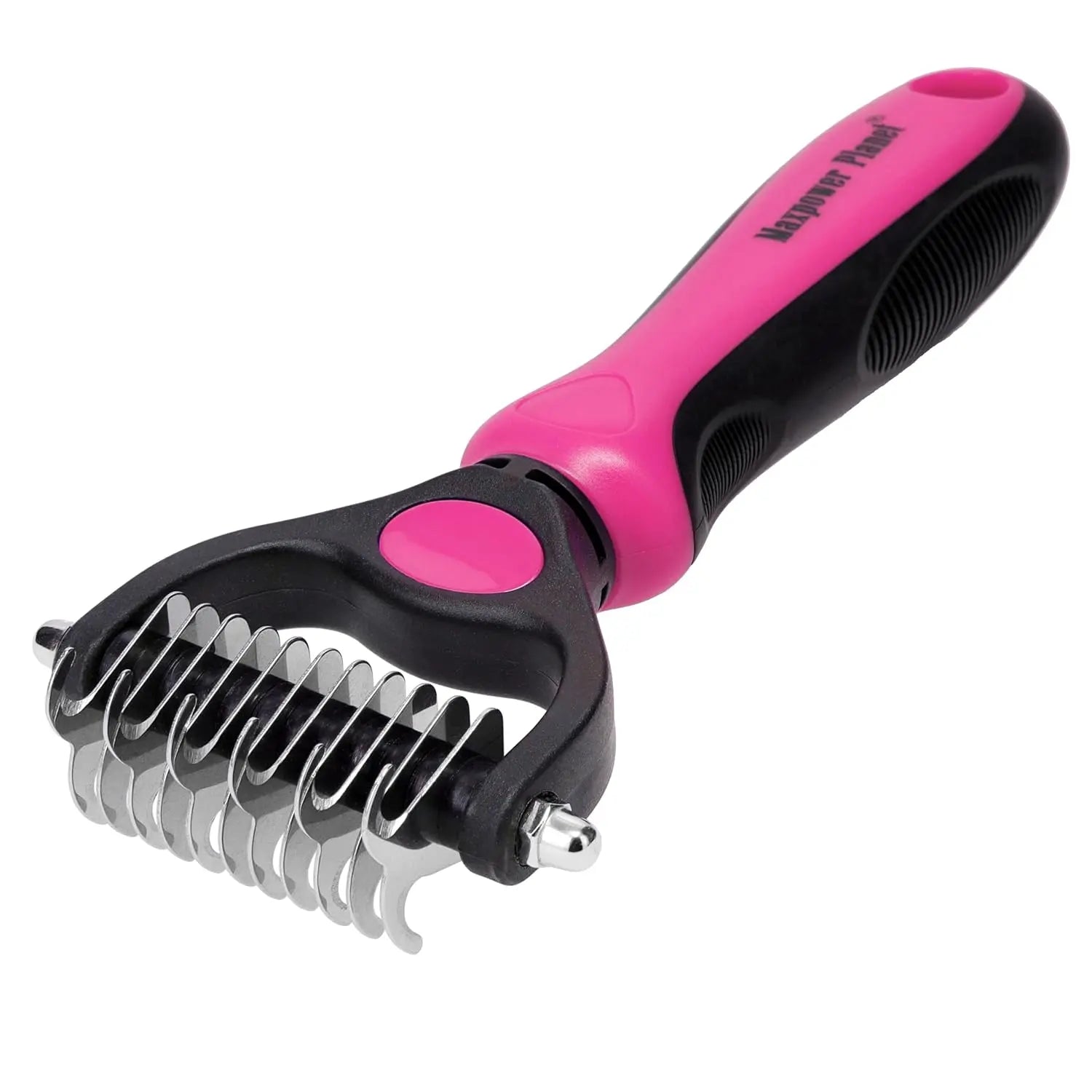 Maxpower Dual-Sided Pet Grooming Rake for Dogs & Cats – Dematting Tool