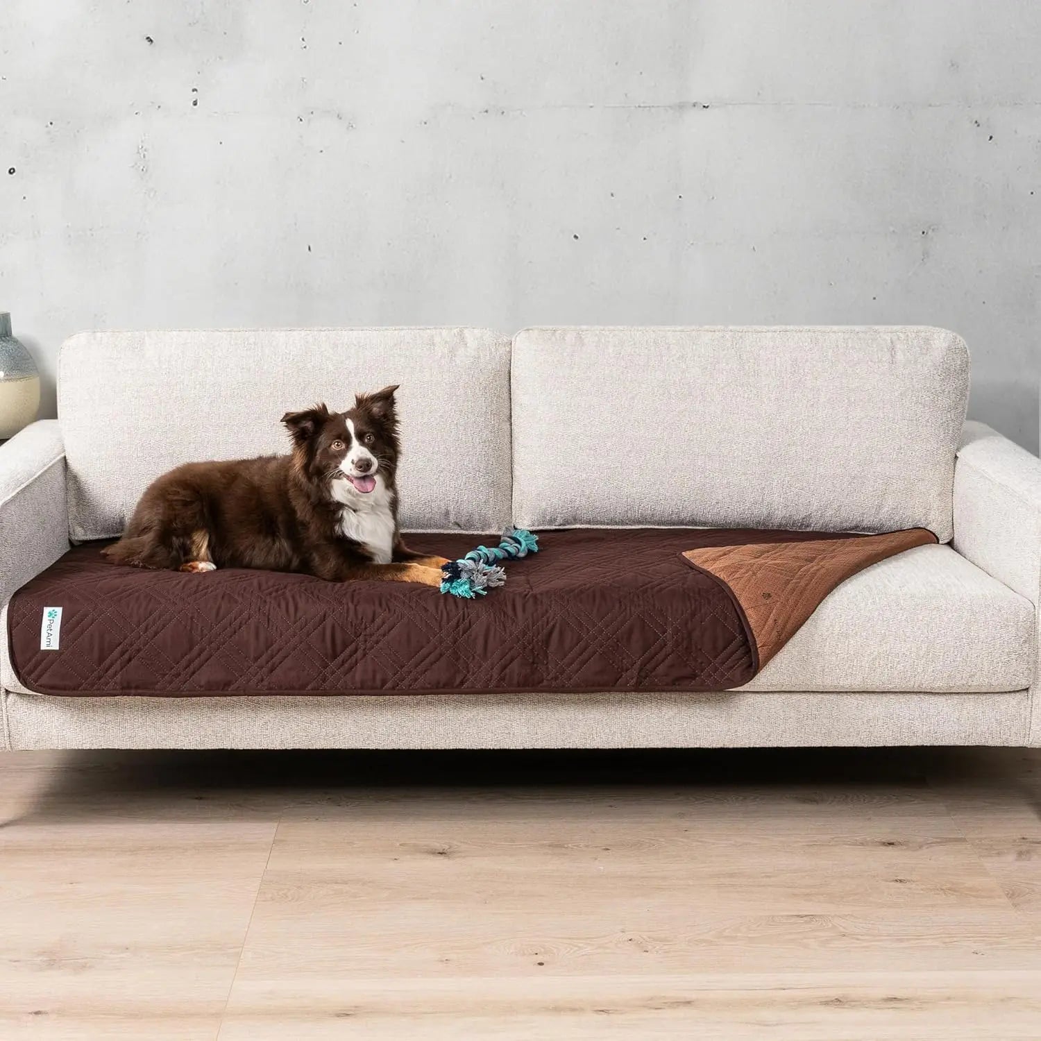 Reversible Waterproof Couch Cover – Washable Furniture Protector for Pets