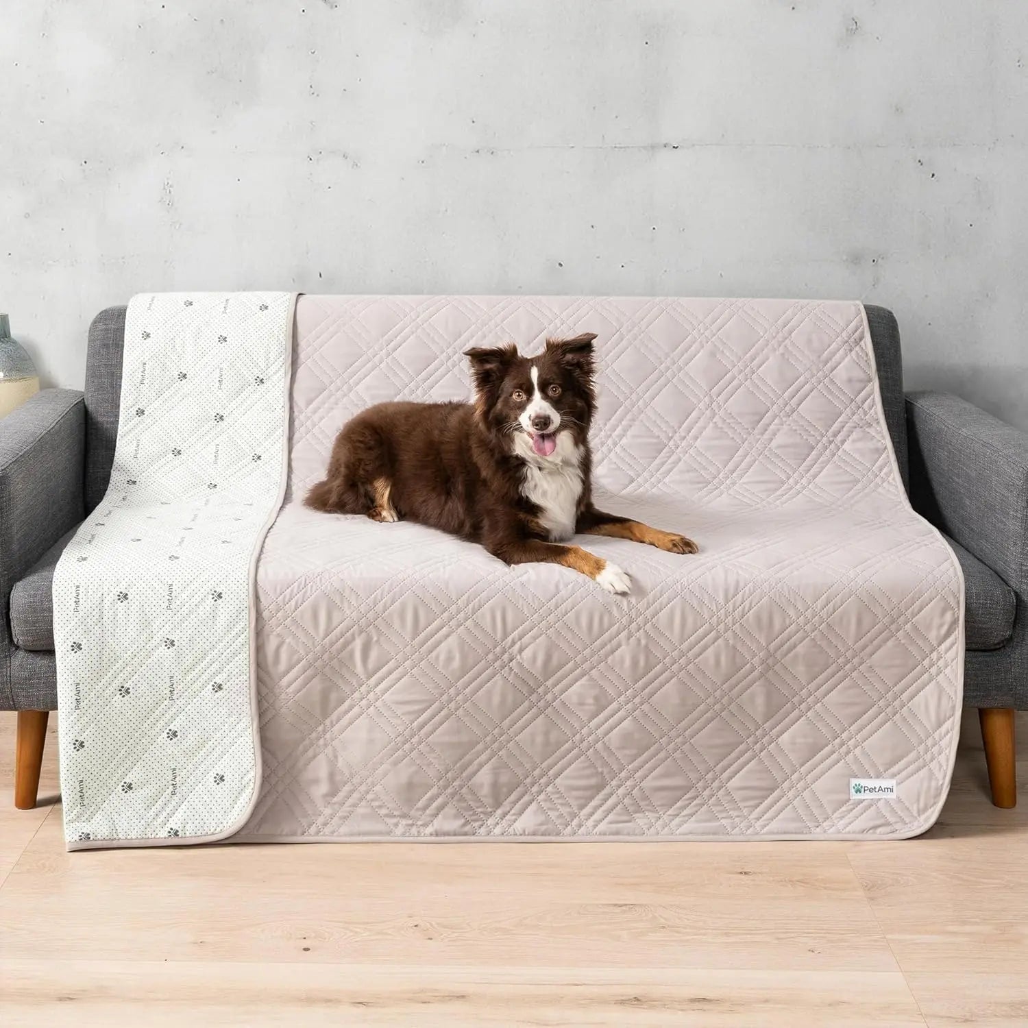 Reversible Waterproof Couch Cover – Washable Furniture Protector for Pets