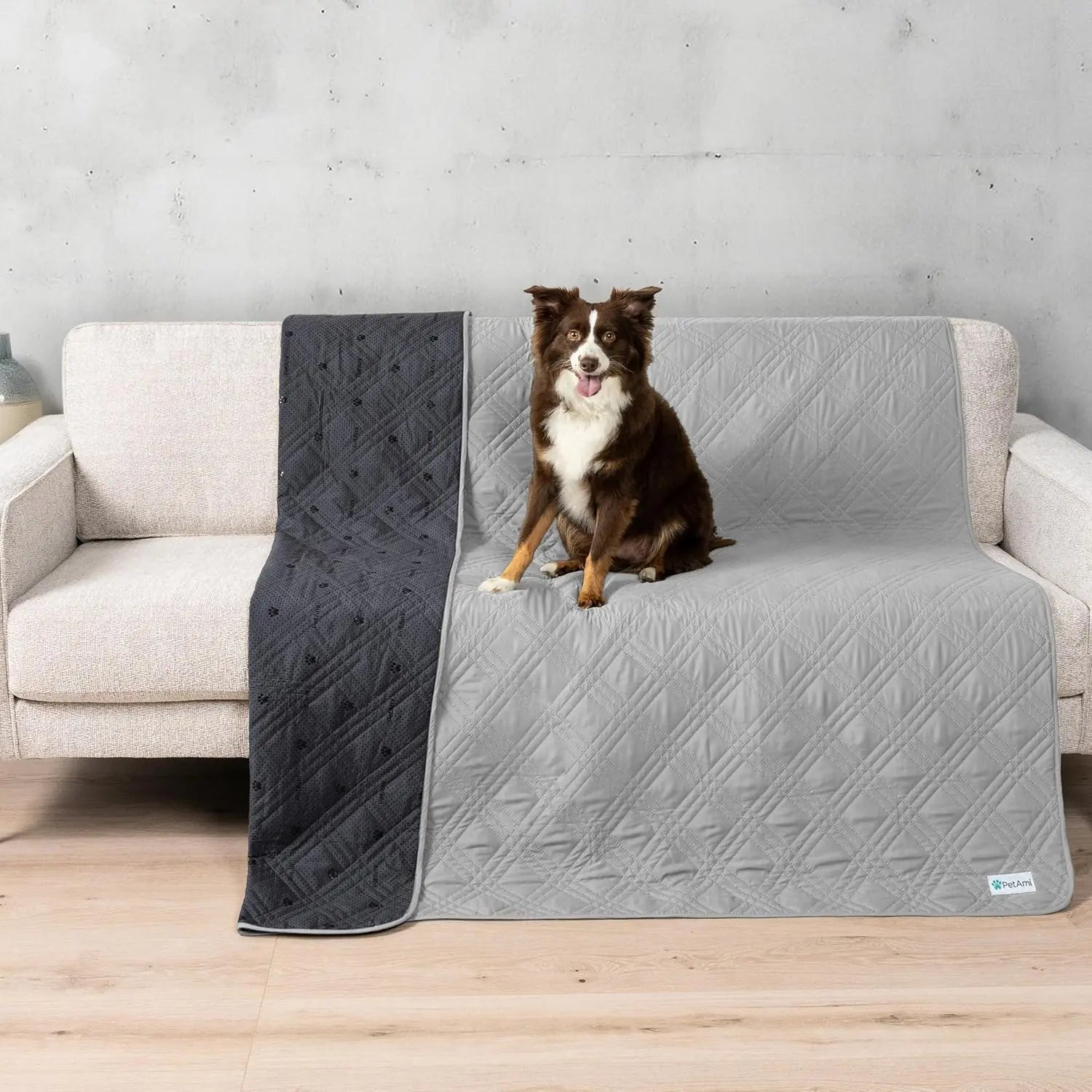 Reversible Waterproof Couch Cover – Washable Furniture Protector for Pets