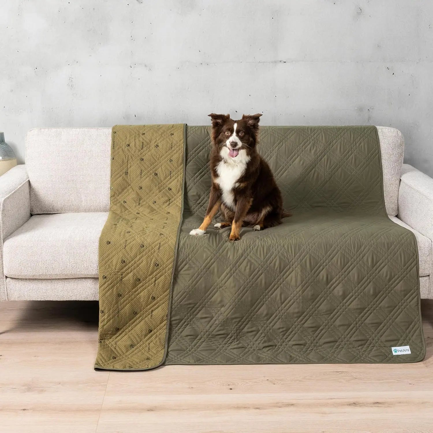 Reversible Waterproof Couch Cover – Washable Furniture Protector for Pets