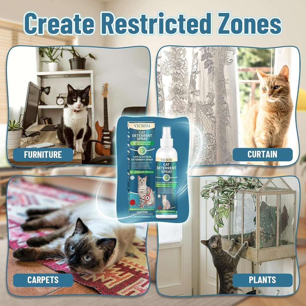 Cat Deterrent Spray for Furniture Scratching