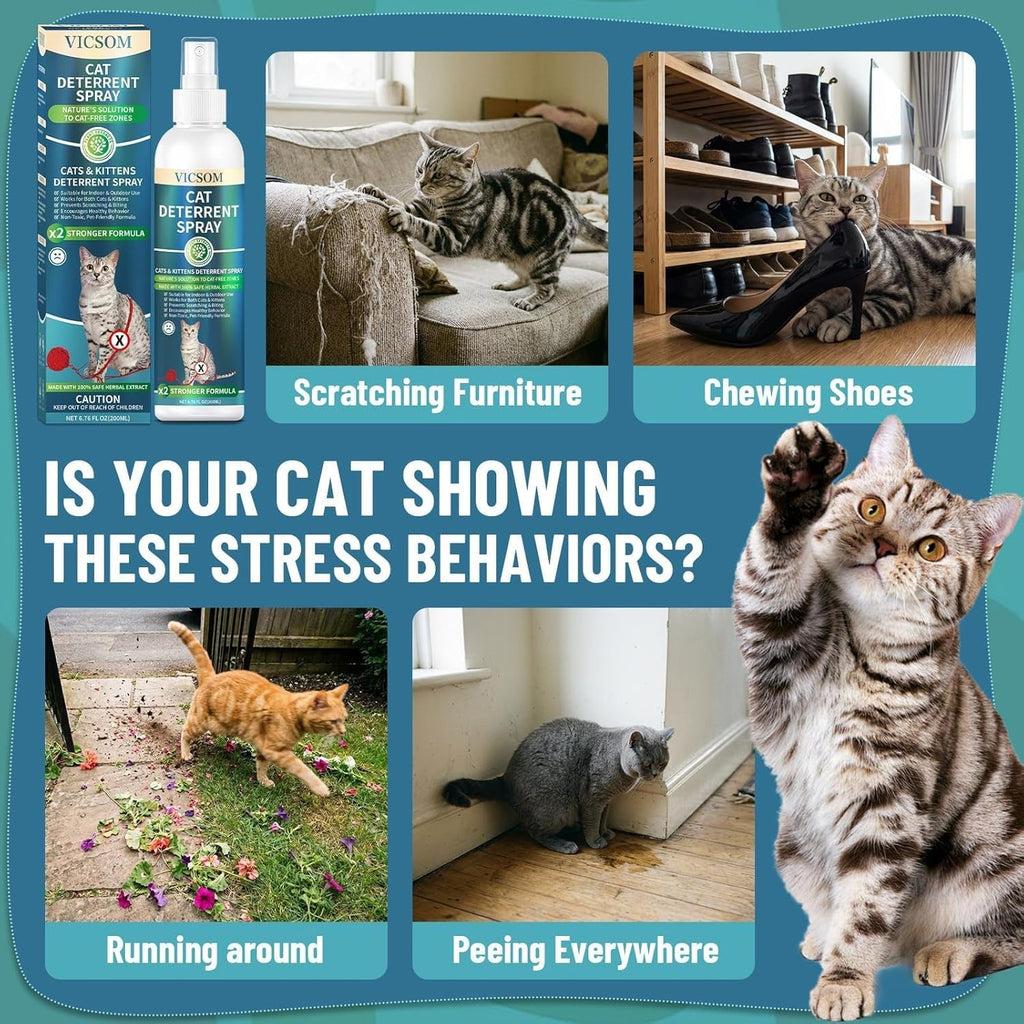 Cat Deterrent Spray for Furniture Scratching