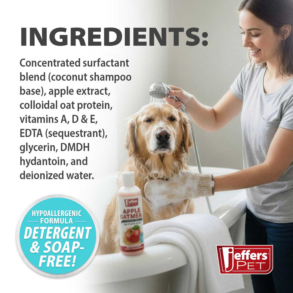 Apple Oatmeal Hypoallergenic Shampoo for Dogs & Cats
