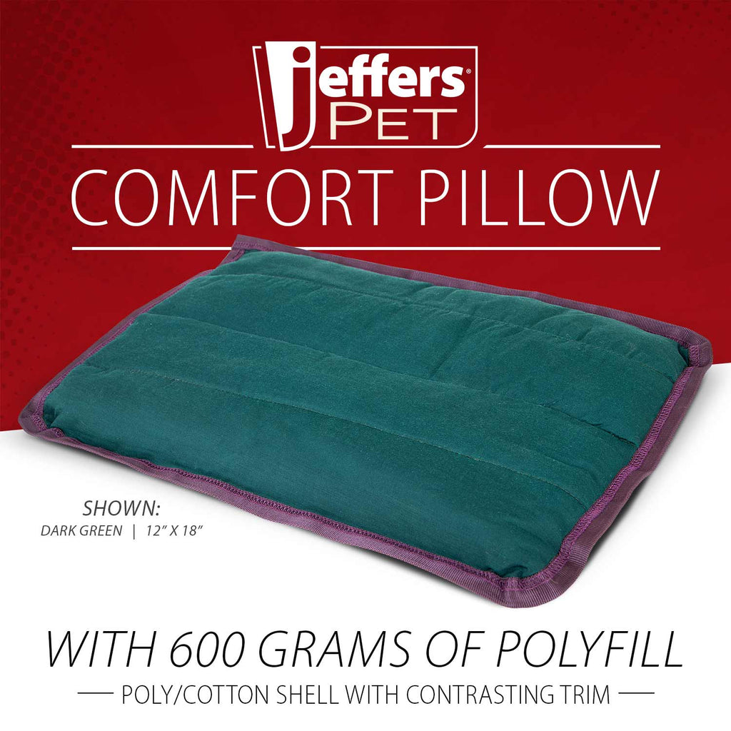 Jeffers Washable Comfy Dog Pillow for Crates & Carriers